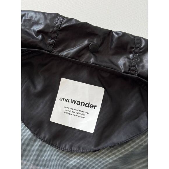 And Wander Technical Hooded Ripstop Jacket Abstract Print - Picture 7 of 11